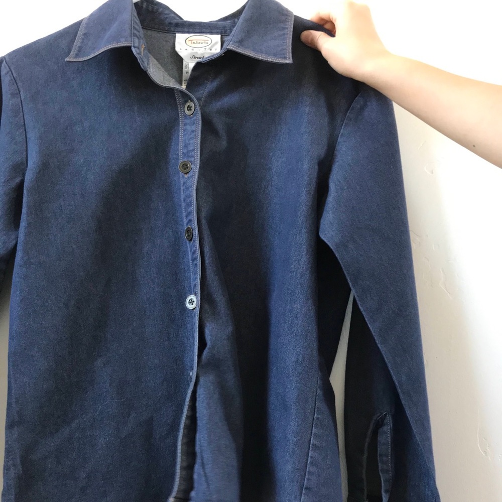 FAUX JEAN JACKET